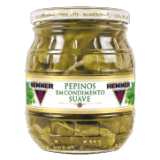 Pepino Conserva Hemmer (Exceto Mexicano/ Suave Rod/ Light) 300g Pepino Conserva Hemmer (Exceto Mexicano/ Suave Rod/ Light) 300g