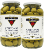 Azeitonas Hemmer C/Caroço 500g Azeitonas Hemmer C/Caroço 500g