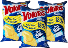 Salgadinho Yoki Batata Ondulada 180g Salgadinho Yoki Batata Ondulada 180g