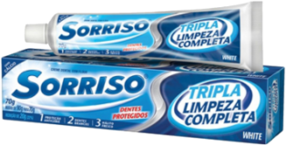 Creme Dental Sorriso Limpeza Completa Tripla 70g Creme Dental Sorriso Limpeza Completa Tripla 70g