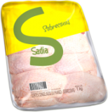 Sobrecoxa Sadia 1kg Bandeja Sobrecoxa Sadia 1kg Bandeja