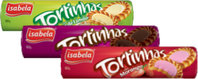 Biscoito Isabela Tortinhas 160g Biscoito Isabela Tortinhas 160g