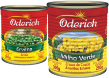 Milho Verde/ Ervilha Oderich Lata 200g Milho Verde/ Ervilha Oderich Lata 200g