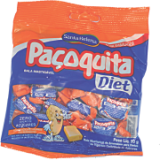 Bala Diet Mastigável Pacoquita 50g Bala Diet Mastigável Pacoquita 50g