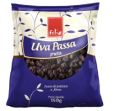 Passas De Uva Escura Uniagro 150g R.105 Passas De Uva Escura Uniagro 150g R.105