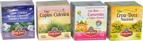 Chá Chileno Embalagem Econômica 10g (exceto Hibiscus/Quentão/Chocoberry/Cidreira com mel/Cidreira com gengibre) Chá Chileno Embalagem Econômica 10g (exceto Hibiscus/Quentão/Chocoberry/Cidreira com mel/Cidreira com gengibre)